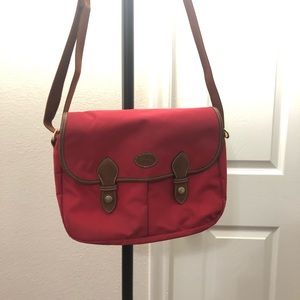 Longchamp red crossbody bag (purchased in France)